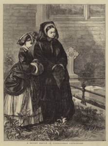 رسم حديث في ساحة كنيسة Sandringham